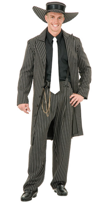 1920s Red & Black Zoot Suit Costume - The Costume Shoppe