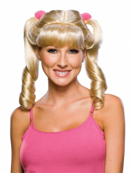 Cheerleader Blond Ponytails Wig