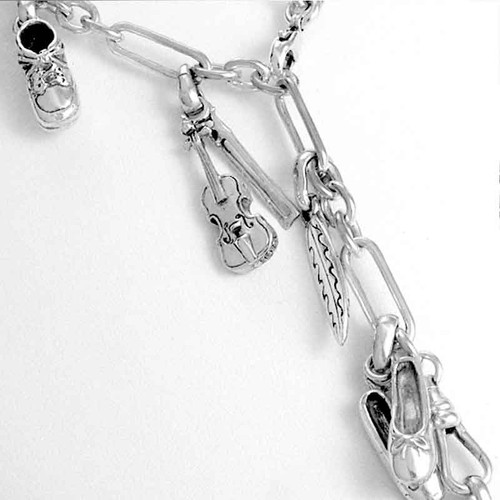 Watch Chain Necklace with Fob