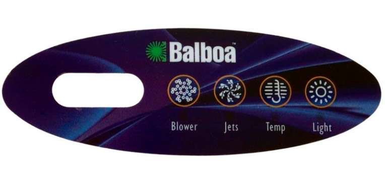 blower jets temperature light buttons on this 4 button Balboa overlay