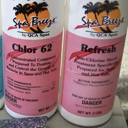Chlor62 and Refresh are part of the Chlorine starter kit