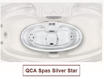 QCA Spas Silver Star 2 person hot tub at Hot Tub Outpost USA.