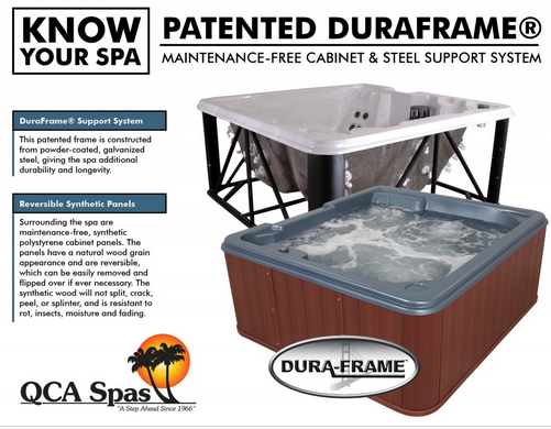 steel frame spas