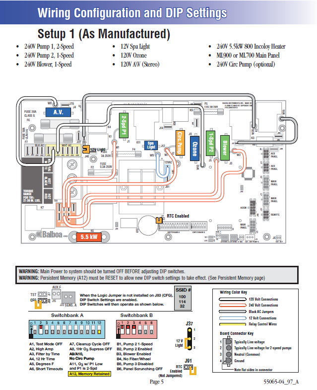 Balboa El2000 & EL2001 M3 Replacement Spa Circuit Board ... spa electrical circuit diagrams 