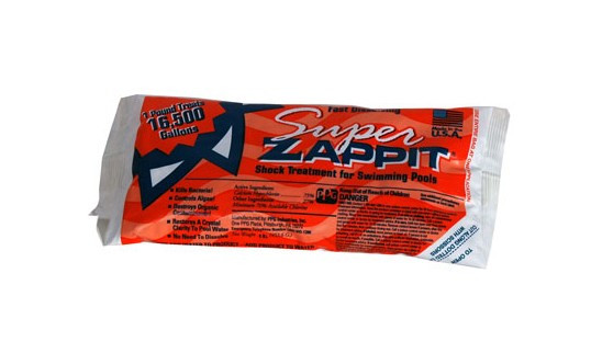 Calcium Hypochlorite Pool Shock: Super Zappit 1lb Bag