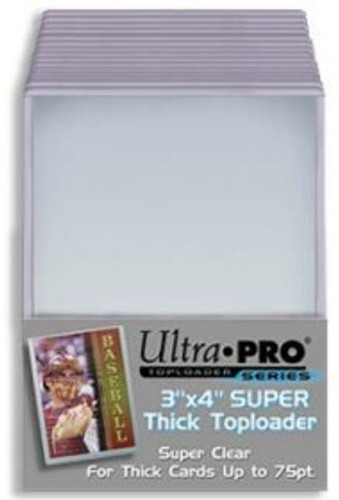 Top Loader - 3"x4" 75pt Thick (25 per pack)