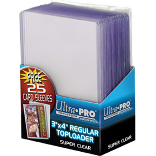 Top Loader - 3"x4" with Sleeve (25 per pack)
