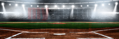Digital Sports Background - Baseball Stadium - Panoramic