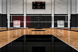 Digital Sports Background - Volleyball Stadium