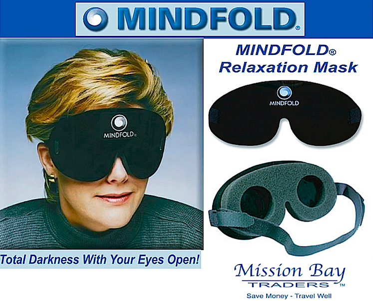 Mindbloom Mask MindFold Eye Mask Relaxation Sleep Mask - Mission Bay Traders