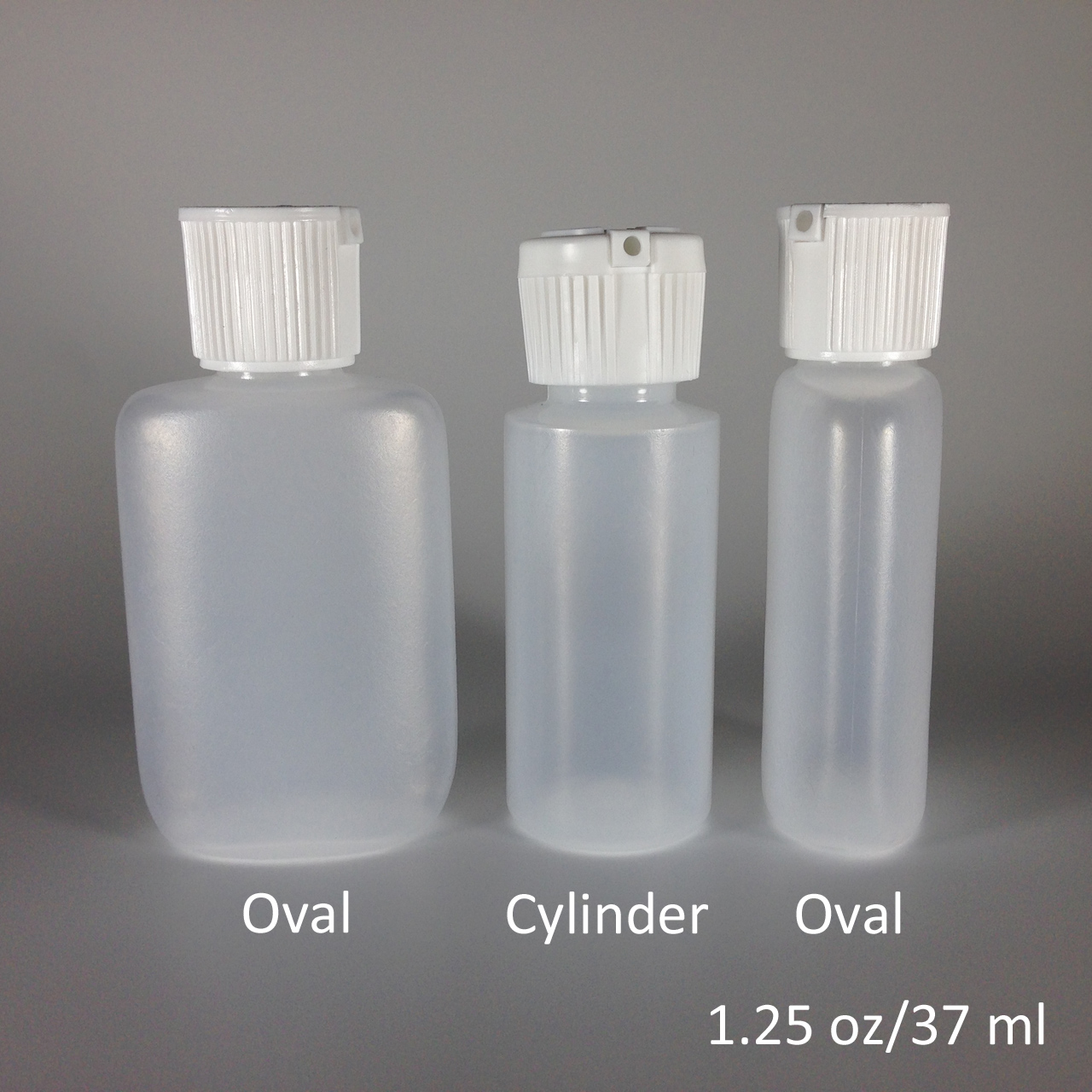 Oval Plastic Squeeze Bottles Contenti 550-801-GRP