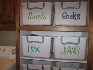 laundry baskets