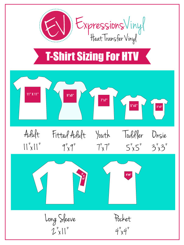 Heat Press Chart