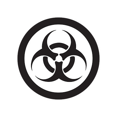 GHS Biohazard Pictogram Labels