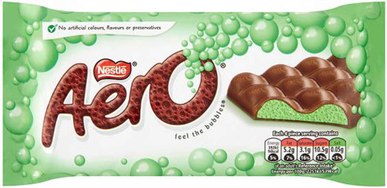Nestle Aero Chocolate Bar