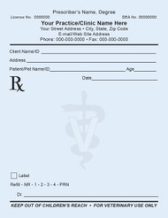 Veterinary Prescription Pads | Positive Impressions