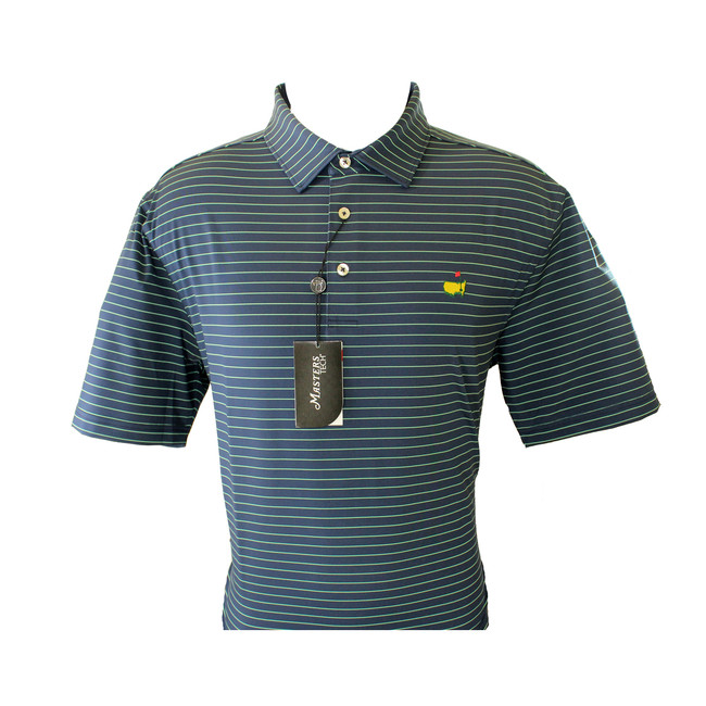 Masters Tech Navy/Green Golf Shirt