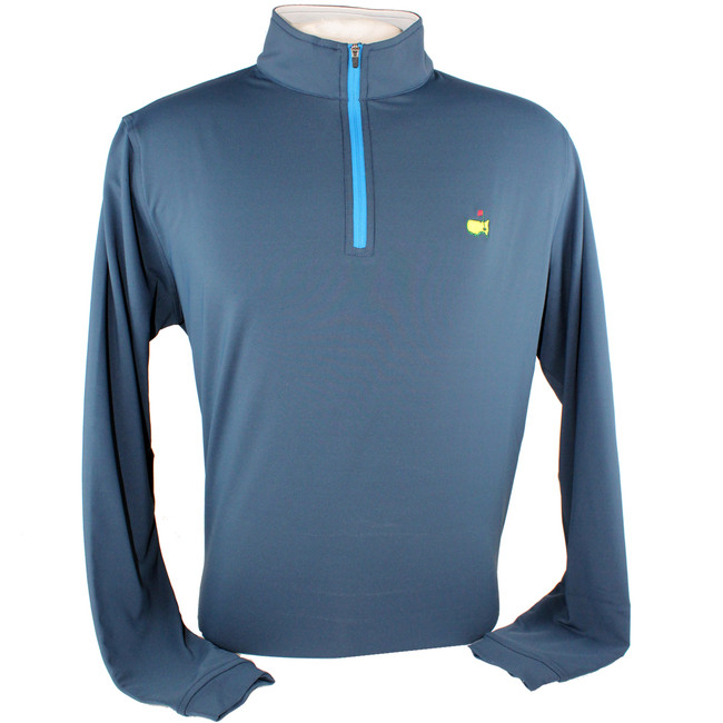 Masters Peter Millar Clubhouse Navy Quarter Zip Pullover