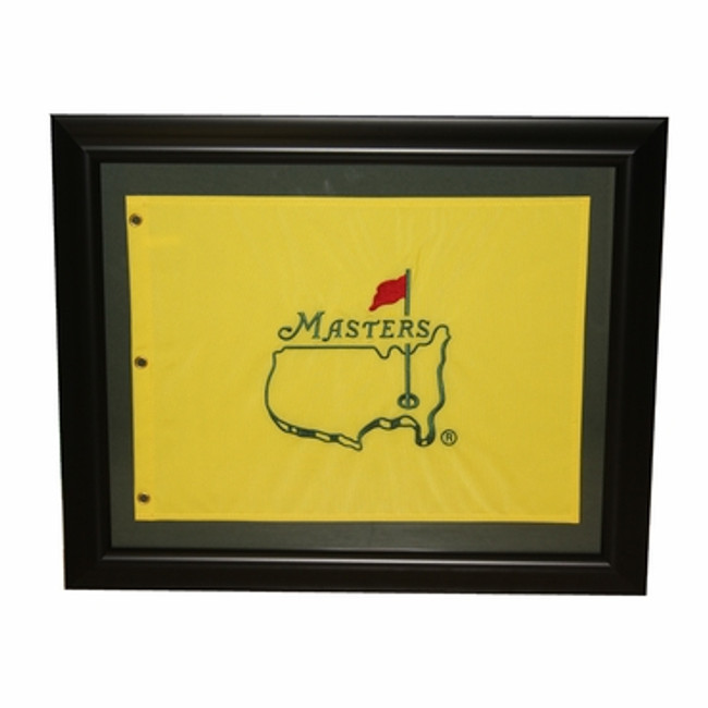 Undated Masters Pin Flag - Framed