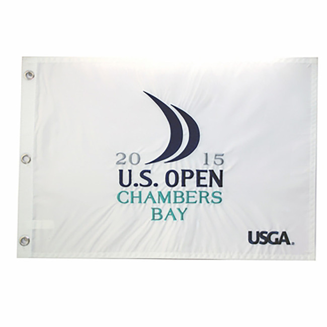 2015 US Open Embroidered Flag - Spieth Champ! Chambers Bay USGA