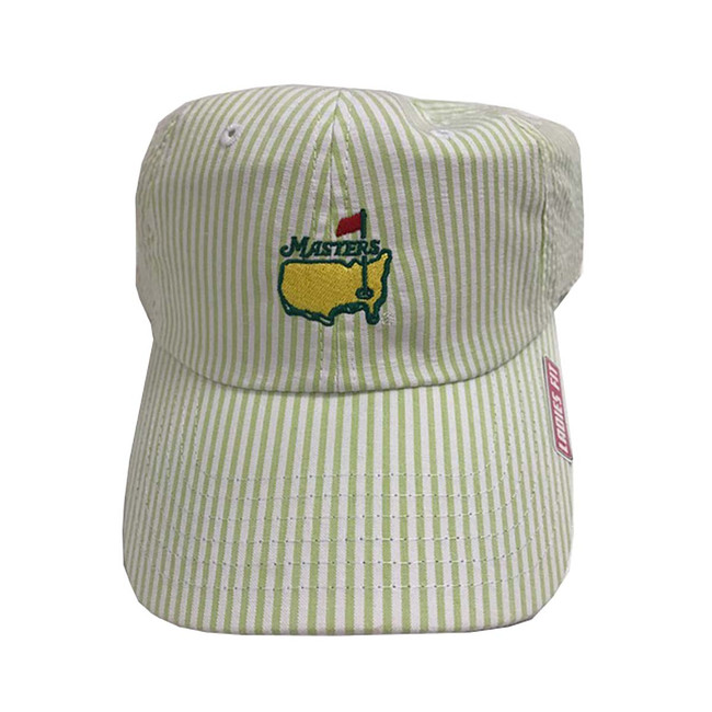 Masters Ladies Caddy Hat - Green Seersucker