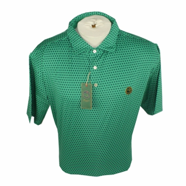 Berckmans Masters Performance Polo Green/Navy Dot