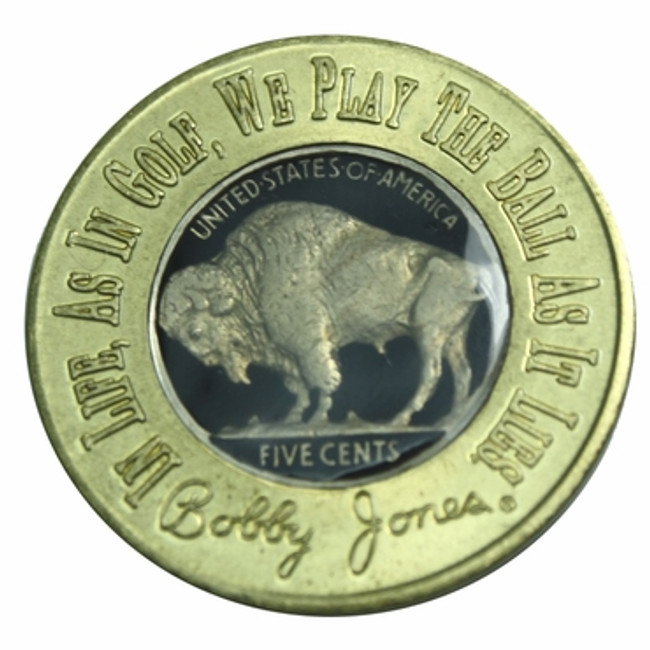 Bobby Jones 1930 Brass Ball Marker