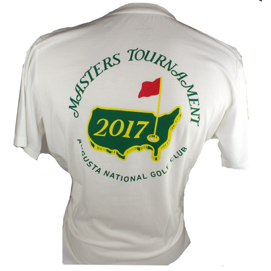 2017 Masters White Small Logo T-shirt