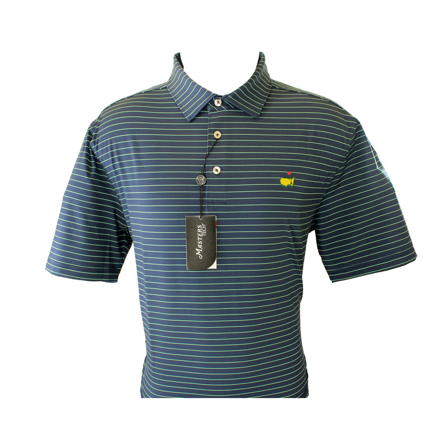 Masters Tech Navy/Green Golf Shirt