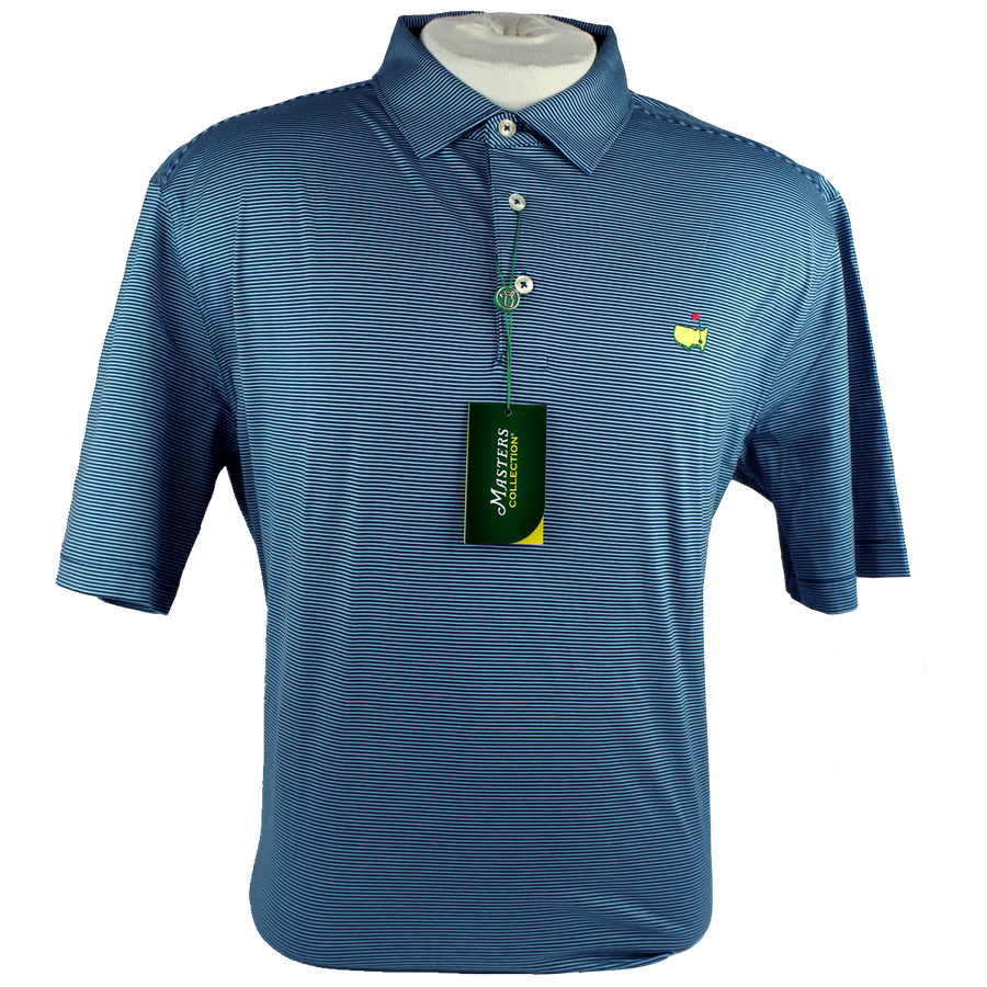 Masters Jersey Navy/Light Blue Golf Shirt Polo