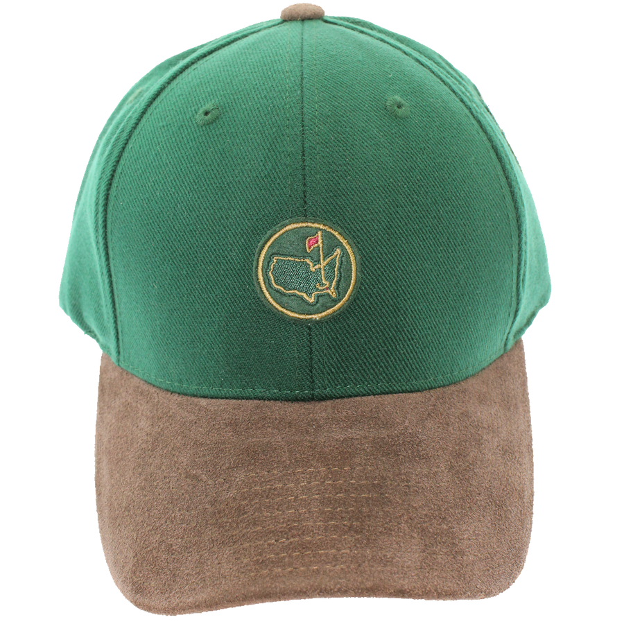 Berckmans Green Hat With Brown Bill - Leather Adjustable Strap