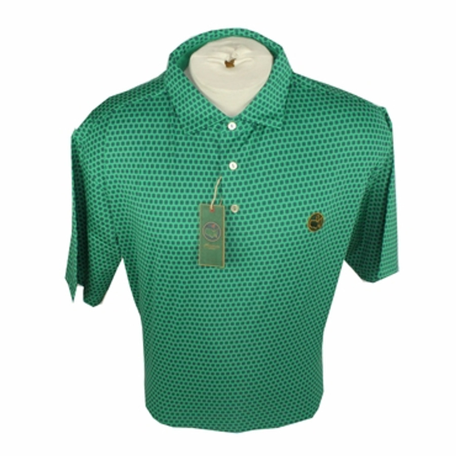 Berckmans Masters Performance Polo Green/Navy Dot
