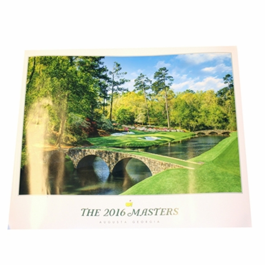2016 Masters Commemorative Poster