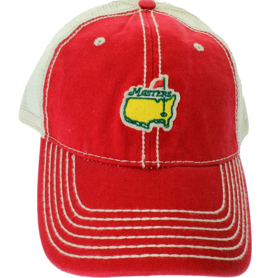 Masters Red Trucker Hat