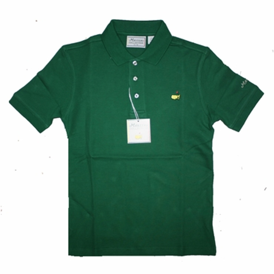 Masters Youth Golf Shirt - Green