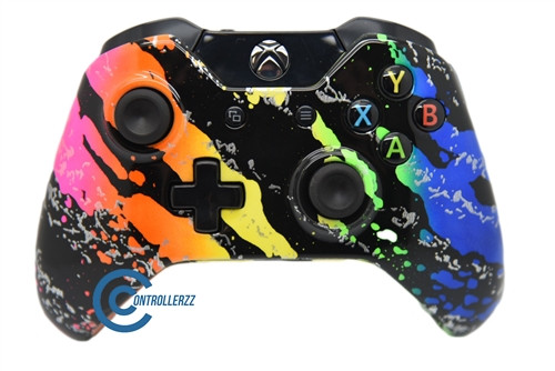 Rainbow Spatter Xbox One Controller