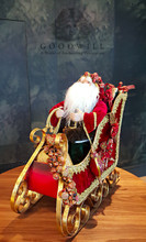 Large Display Santa And Sledge