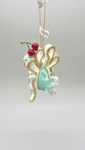 Kissing Fish Cherry Bow Tree Ornament