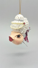 Mozart Kissing Fish Christmas Ornament