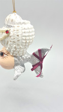 Mozart Kissing Fish Christmas Ornament