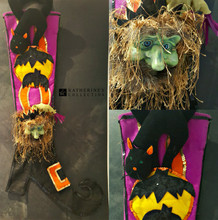 Katherine's Collection Goblin doll Witch Stocking Display