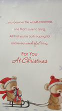 Large Christmas Card Both Of You