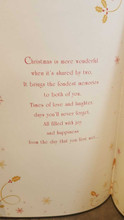 To Both Of You Luxury Christmas Card