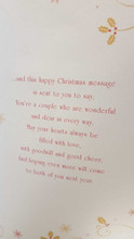 To Both Of You Luxury Christmas Card