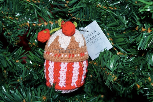 Hand Knitted Cupcake