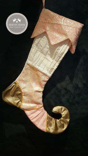 Elf Gold Stocking