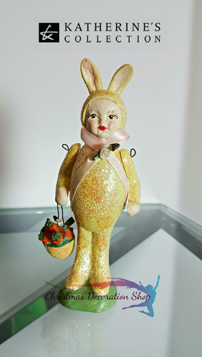 Vintage Style Easter Bunny Girl