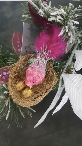 Gisela Graham Christmas Bird Tree Clip