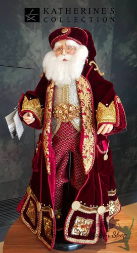 Katherine's Collection Christmas Santa Doll