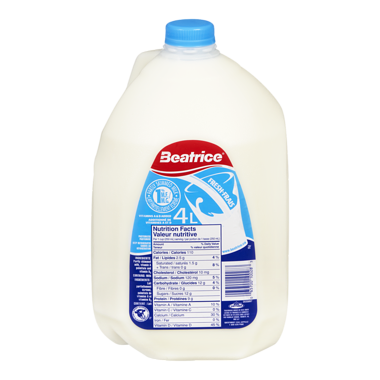 1% Milk Jug (4 L) - BEATRICE - DIZIN Online Store 1% Milk Jug (4 L) - BEATRICE - DIZIN Online Store